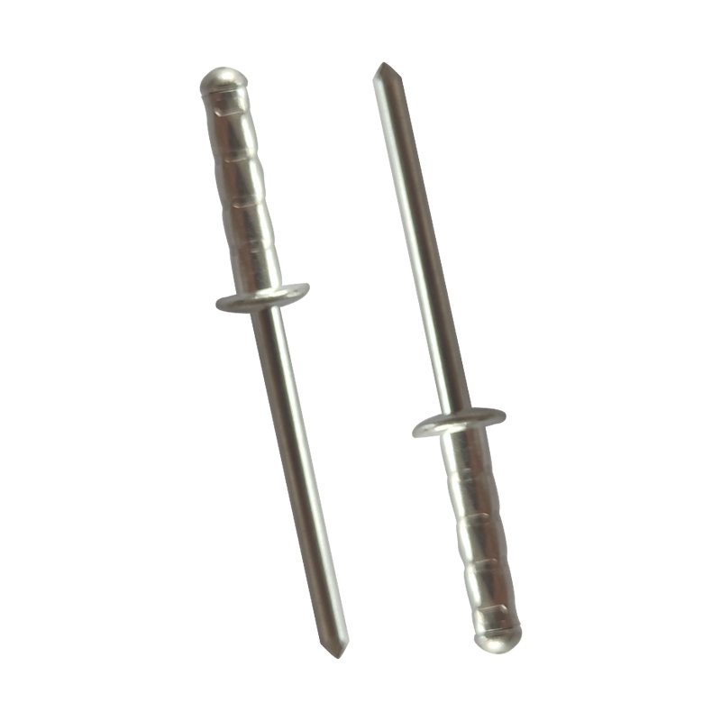 All aluminum double drum rivet